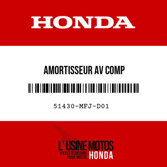 image de 51430-MFJ-D01 AMORTISSEUR AV COMP