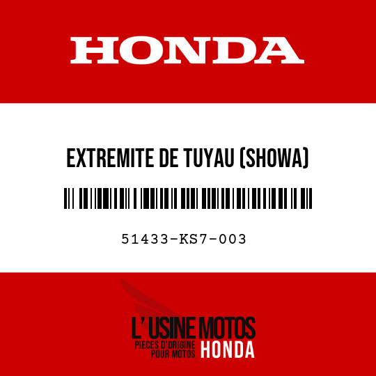 image de 51433-KS7-003 EXTREMITE DE TUYAU (SHOWA)