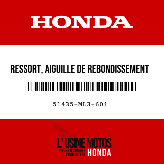 image de 51435-ML3-601 RESSORT, AIGUILLE DE REBONDISSEMENT