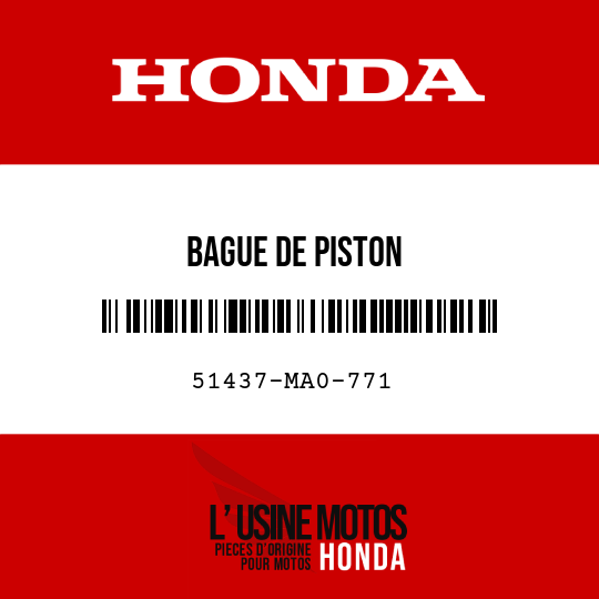 image de 51437-MA0-771 BAGUE DE PISTON