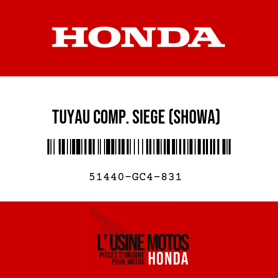 image de 51440-GC4-831 TUYAU COMP. SIEGE (SHOWA)