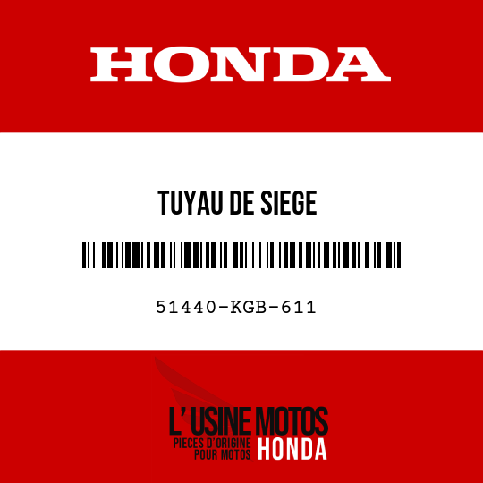 image de 51440-KGB-611 TUYAU DE SIEGE