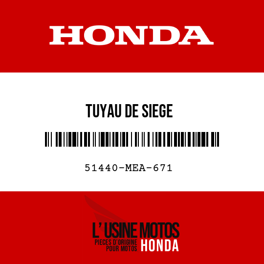 image de 51440-MEA-671 TUYAU DE SIEGE
