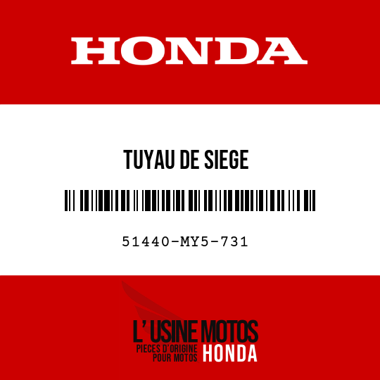 image de 51440-MY5-731 TUYAU DE SIEGE