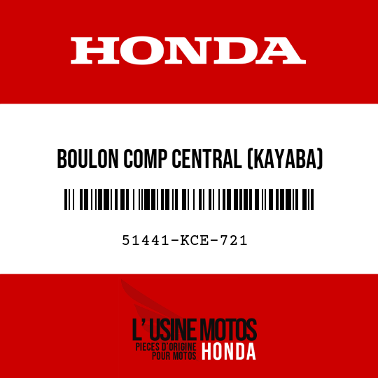 image de 51441-KCE-721 BOULON COMP CENTRAL (KAYABA)