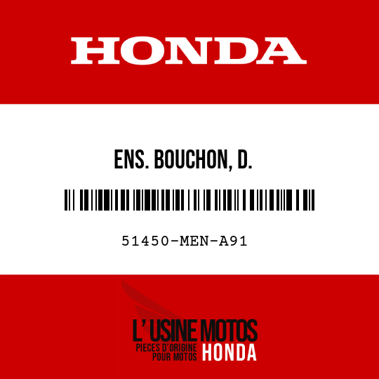 image de 51450-MEN-A91 ENS. BOUCHON, D.