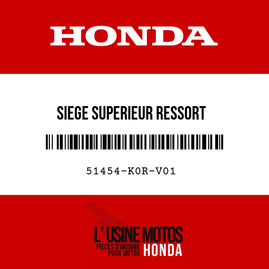 image de 51454-K0R-V01 SIEGE SUPERIEUR RESSORT