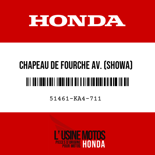 image de 51461-KA4-711 CHAPEAU DE FOURCHE AV. (SHOWA)