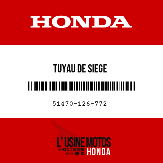 image de 51470-126-772 TUYAU DE SIEGE