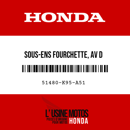 image de 51480-K95-A51 SOUS-ENS FOURCHETTE, AV D