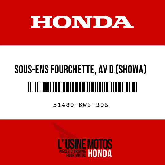 image de 51480-KW3-306 SOUS-ENS FOURCHETTE, AV D (SHOWA) ()