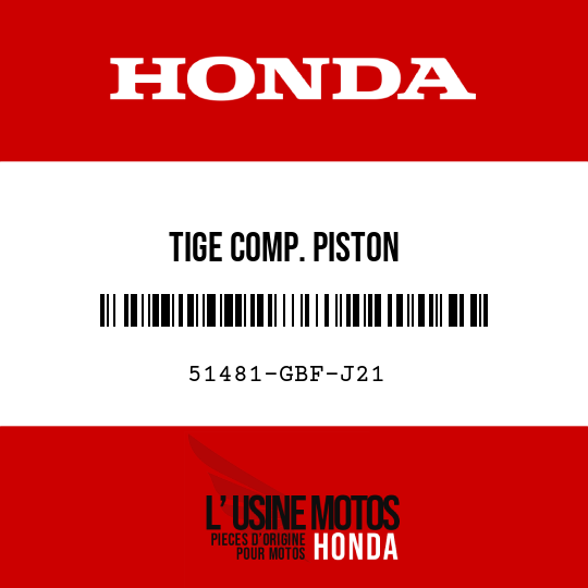 image de 51481-GBF-J21 TIGE COMP. PISTON