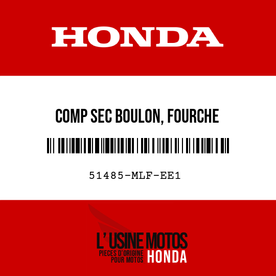 image de 51485-MLF-EE1 COMP SEC BOULON, FOURCHE