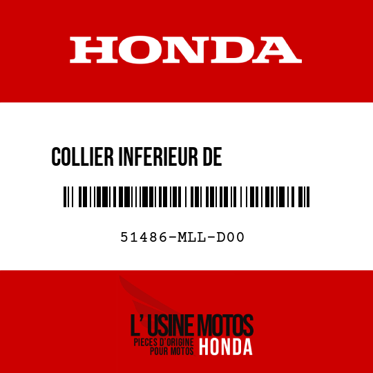 image de 51486-MLL-D00 COLLIER INFERIEUR DE          MARCHEPIED