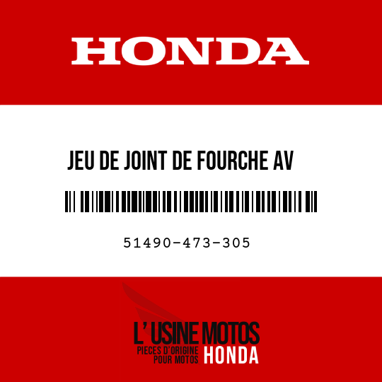 image de 51490-473-305 JEU DE JOINT DE FOURCHE AV