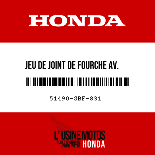 image de 51490-GBF-831 JEU DE JOINT DE FOURCHE AV.