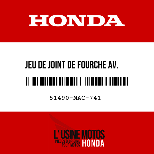 image de 51490-MAC-741 JEU DE JOINT DE FOURCHE AV.