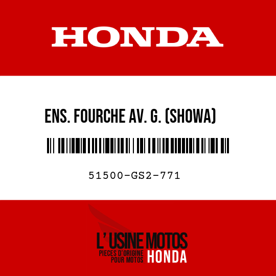 image de 51500-GS2-771 ENS. FOURCHE AV. G. (SHOWA)