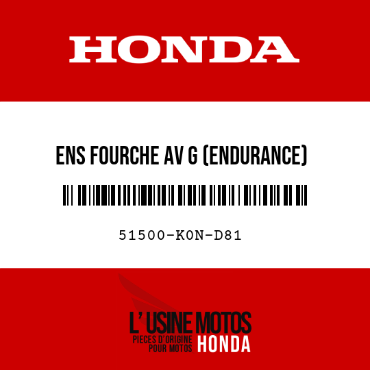 image de 51500-K0N-D81 ENS FOURCHE AV G (ENDURANCE)