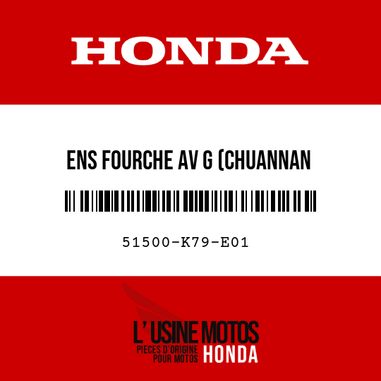 image de 51500-K79-E01 ENS FOURCHE AV G (CHUANNAN ABSORBER)