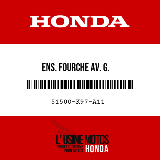 image de 51500-K97-A11 ENS. FOURCHE AV. G.