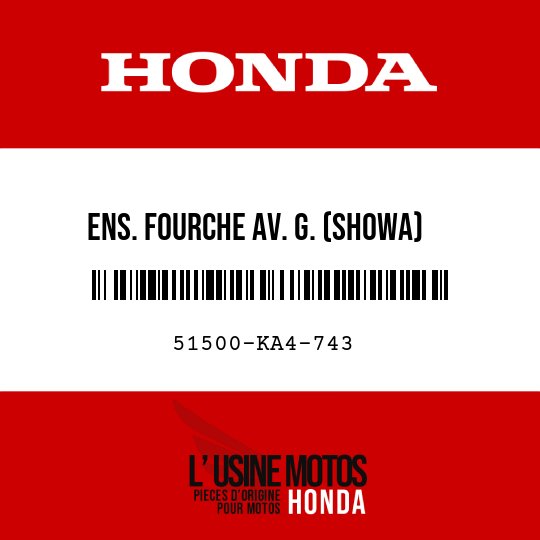 image de 51500-KA4-743 ENS. FOURCHE AV. G. (SHOWA)