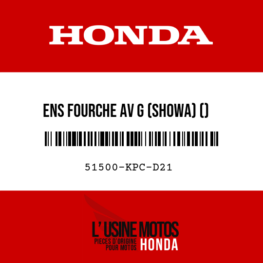 image de 51500-KPC-D21 ENS FOURCHE AV G (SHOWA) ()