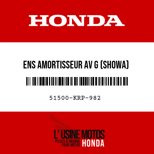 image de 51500-KRP-982 ENS AMORTISSEUR AV G (SHOWA)