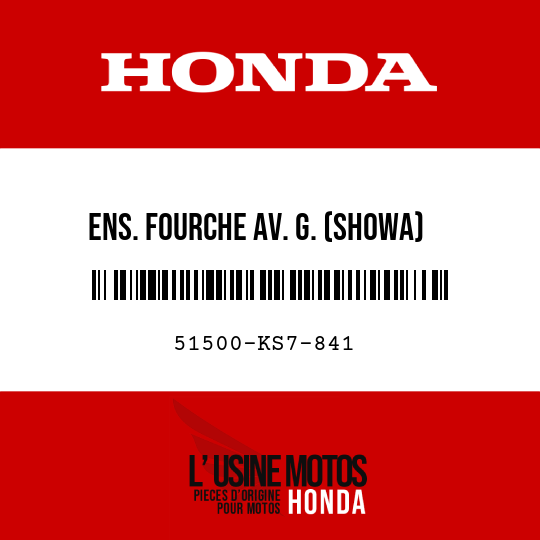 image de 51500-KS7-841 ENS. FOURCHE AV. G. (SHOWA)
