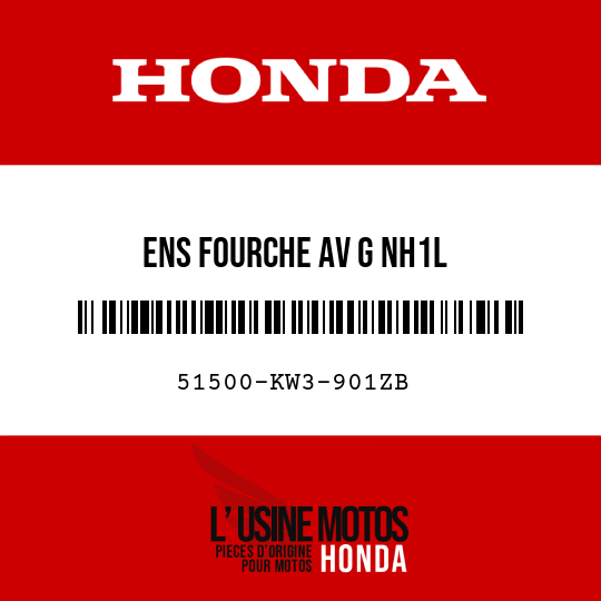 image de 51500-KW3-901ZB ENS FOURCHE AV G NH1L 
