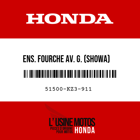 image de 51500-KZ3-911 ENS. FOURCHE AV. G. (SHOWA)