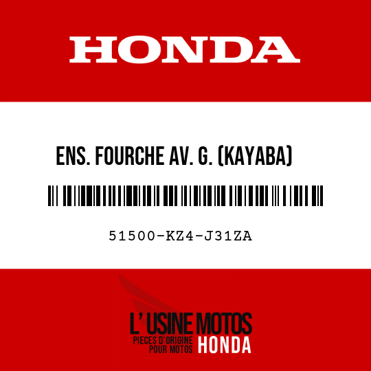 image de 51500-KZ4-J31ZA ENS. FOURCHE AV. G. (KAYABA) TNATURAL 