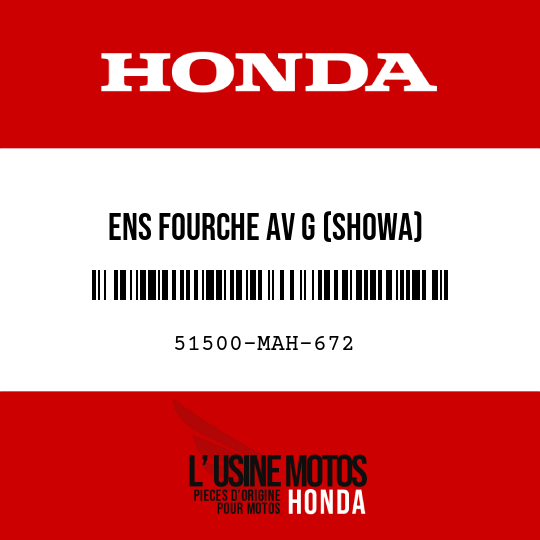 image de 51500-MAH-672 ENS FOURCHE AV G (SHOWA)
