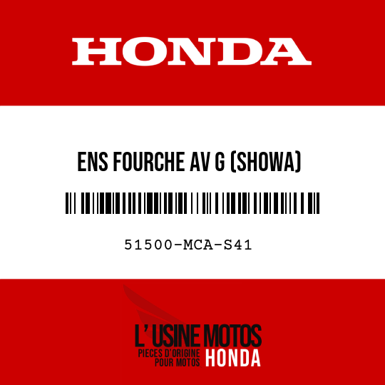 image de 51500-MCA-S41 ENS FOURCHE AV G (SHOWA)