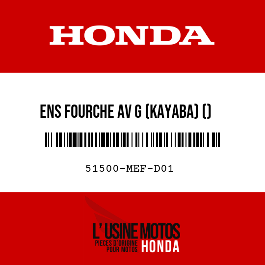 image de 51500-MEF-D01 ENS FOURCHE AV G (KAYABA) ()