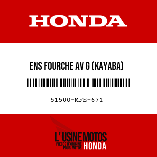 image de 51500-MFE-671 ENS FOURCHE AV G (KAYABA)