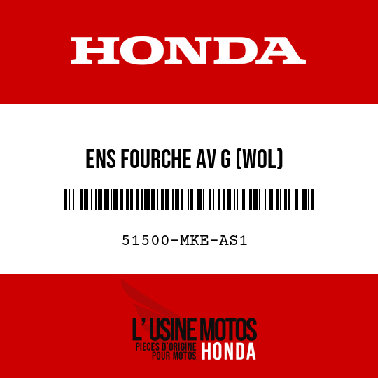 image de 51500-MKE-AS1 ENS FOURCHE AV G (WOL)