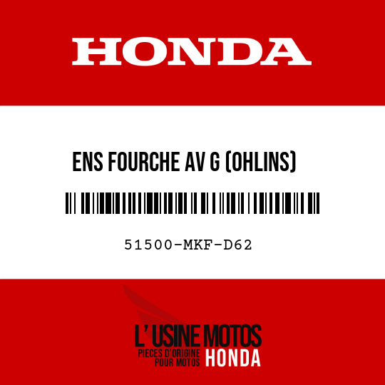 image de 51500-MKF-D62 ENS FOURCHE AV G (OHLINS)
