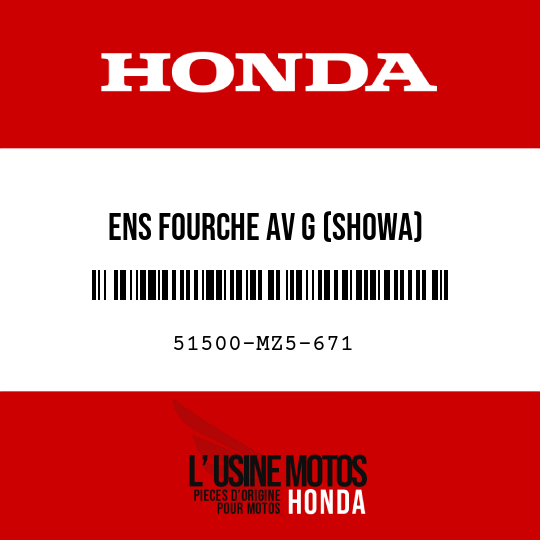 image de 51500-MZ5-671 ENS FOURCHE AV G (SHOWA)
