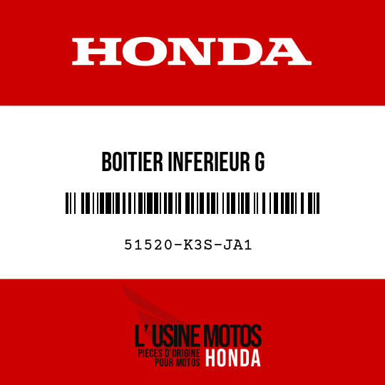 image de 51520-K3S-JA1 BOITIER INFERIEUR G