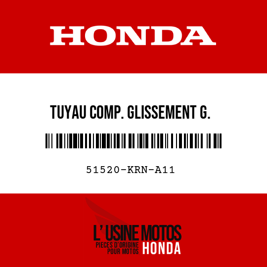 image de 51520-KRN-A11 TUYAU COMP. GLISSEMENT G.