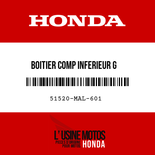 image de 51520-MAL-601 BOITIER COMP INFERIEUR G