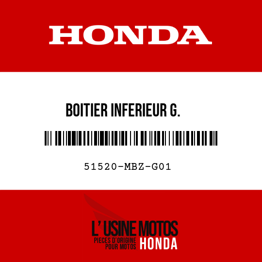 image de 51520-MBZ-G01 BOITIER INFERIEUR G.