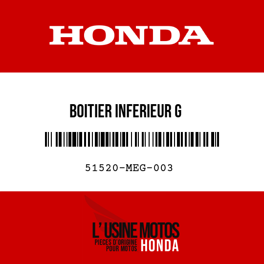 image de 51520-MEG-003 BOITIER INFERIEUR G