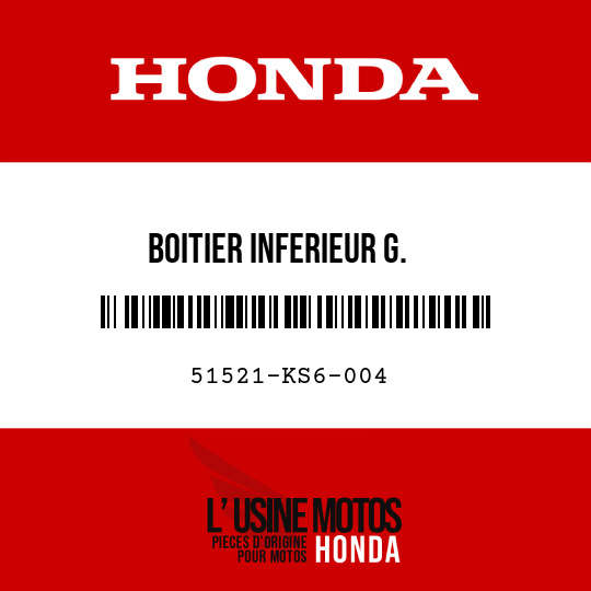 image de 51521-KS6-004 BOITIER INFERIEUR G.