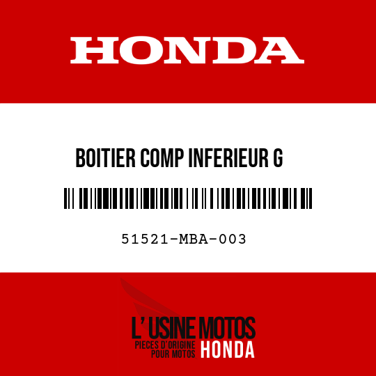 image de 51521-MBA-003 BOITIER COMP INFERIEUR G