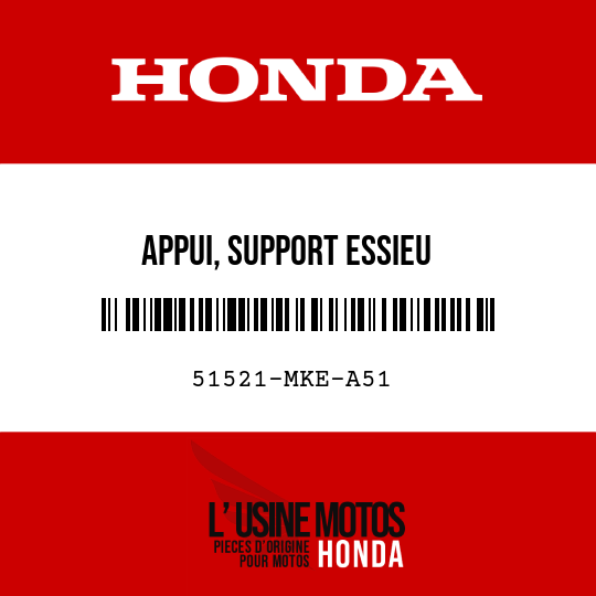 image de 51521-MKE-A51 APPUI, SUPPORT ESSIEU