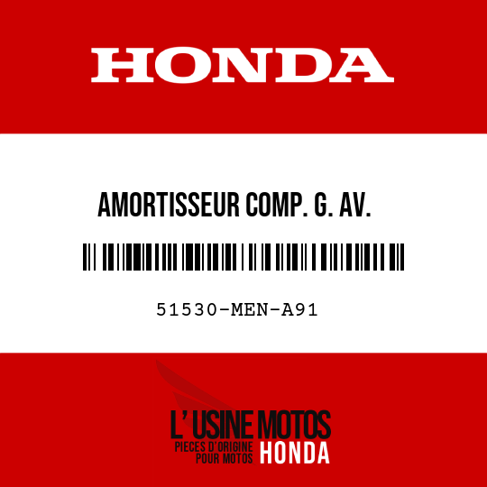 image de 51530-MEN-A91 AMORTISSEUR COMP. G. AV.