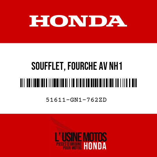 image de 51611-GN1-762ZD SOUFFLET, FOURCHE AV NH1