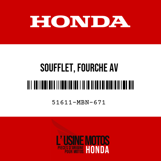 image de 51611-MBN-671 SOUFFLET, FOURCHE AV